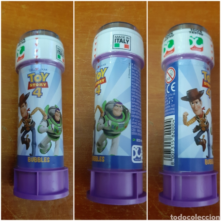 Coleccionismo: Bote de Burbujas Toy Story 4-Disney (Precintado)