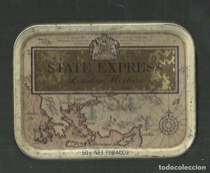 Coleccionismo: CAJA METALICA DE TABACO STATE EXPRESS - Foto 1