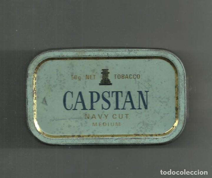 Coleccionismo: CAJA METALICA DE TABACO CAPSTAN - Foto 1