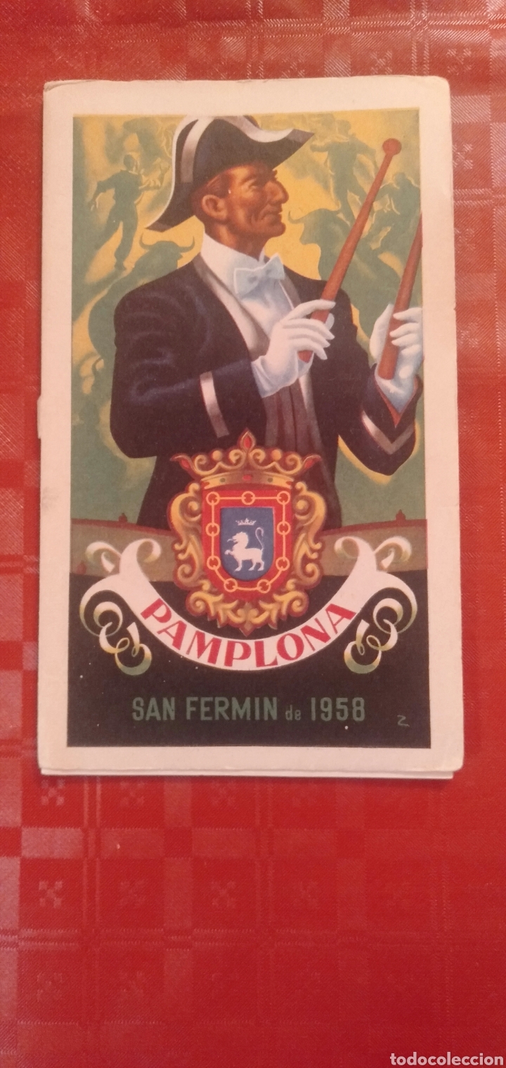 Coleccionismo: PROGRAMA DE FIESTAS DE SAN FERMIN-PAMPLONA 1958