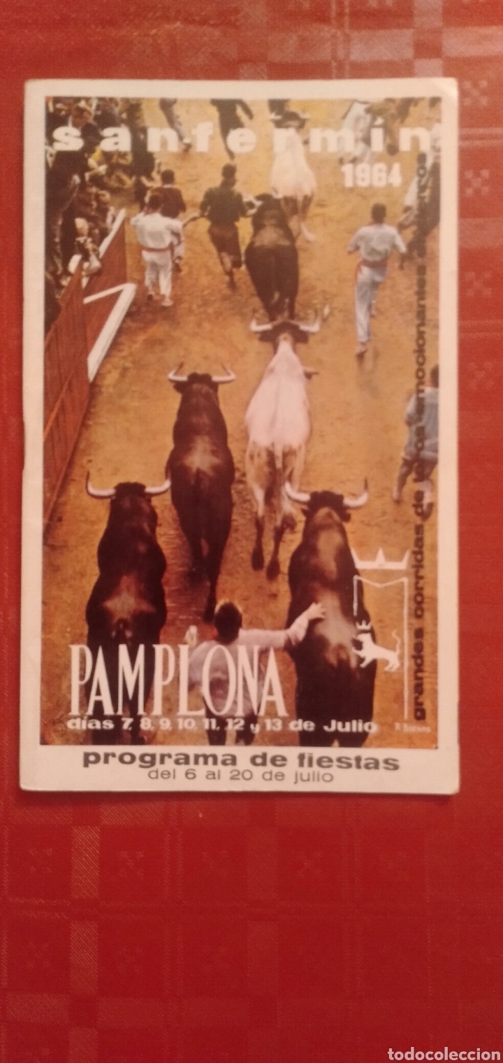 Coleccionismo: PROGRAMA DE FIESTAS DE SAN FERMIN-PAMPLONA 1964