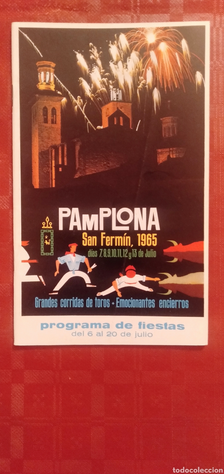 Coleccionismo: PROGRAMA DE FIESTAS DE SAN FERMIN-PAMPLONA 1965