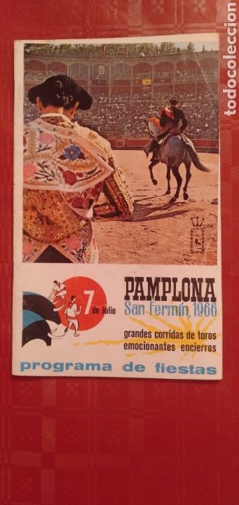 Coleccionismo: PROGRAMA DE FIESTAS DE SAN FERMIN-PAMPLONA 1966