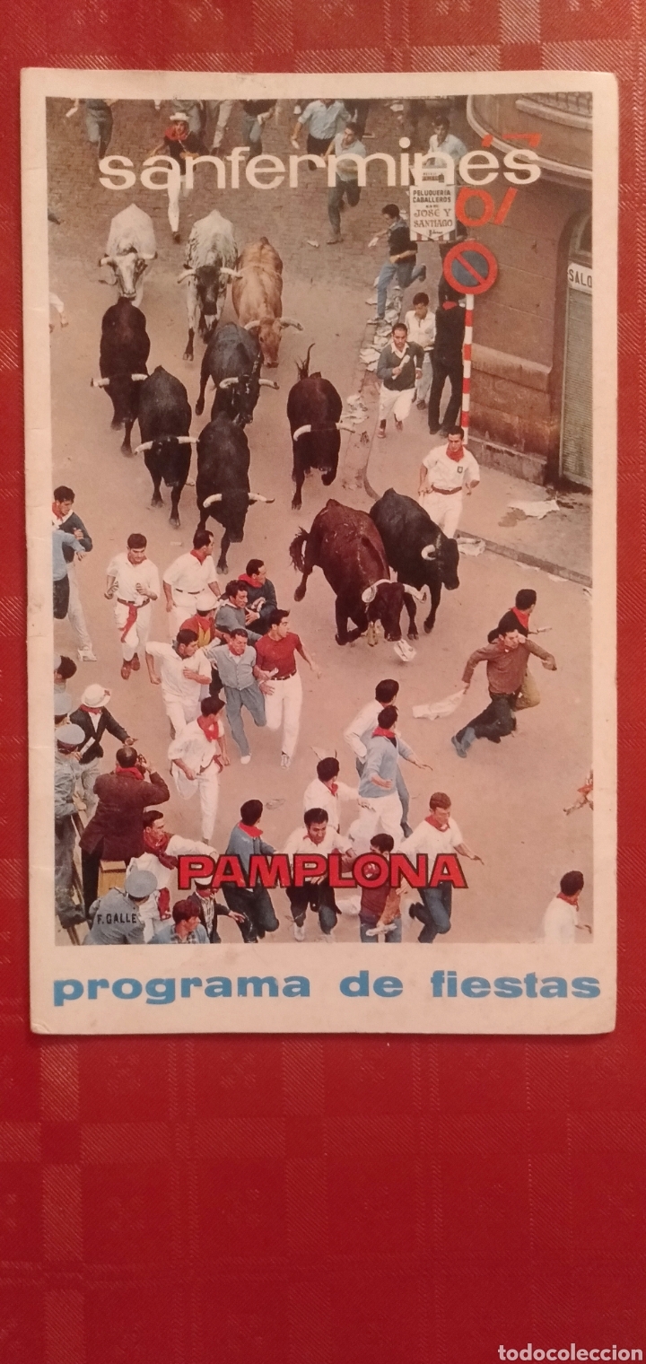 Coleccionismo: PROGRAMA DE FIESTAS DE SAN FERMIN-PAMPLONA 1967