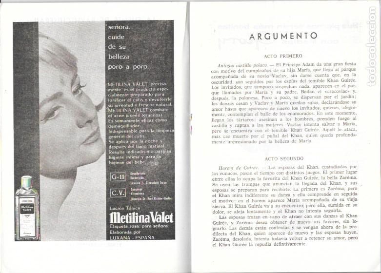 Coleccionismo: PR-2102.PROGRAMA GRAN TEATRE DEL LICEU. BALLET DE LA OPERA DE SOFIA.PRIMAVERA 1963. - Foto 5
