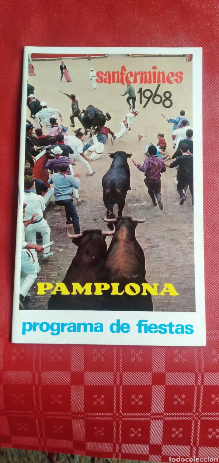 Coleccionismo: PROGRAMA DE FIESTAS DE SAN FERMIN-PAMPLONA 1968