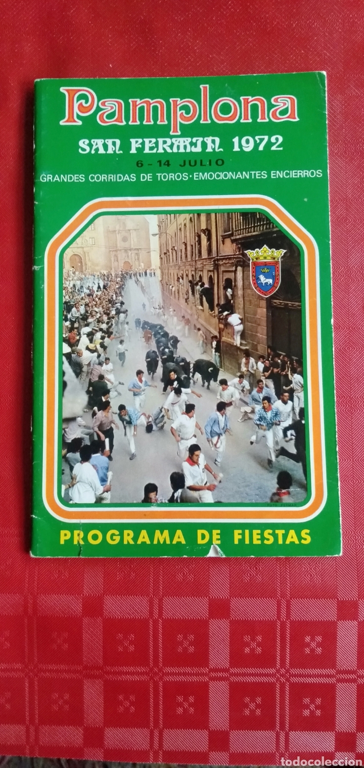 Coleccionismo: PROGRAMA DE FIESTAS DE SAN FERMIN-PAMPLONA 1972