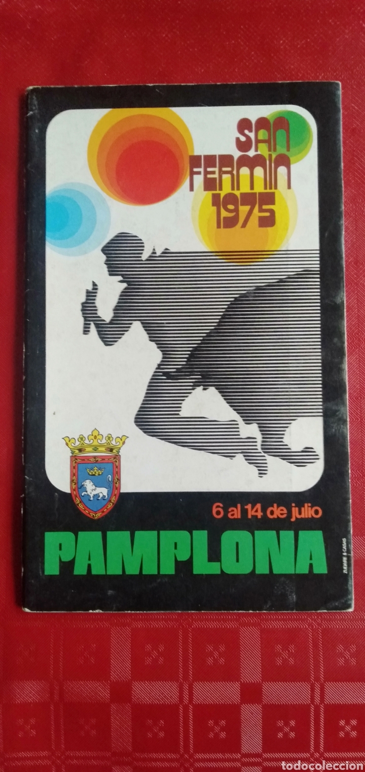 Coleccionismo: PROGRAMA DE FIESTAS DE SAN FERMIN-PAMPLONA 1975
