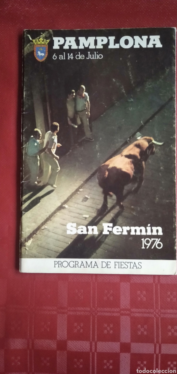 Coleccionismo: PROGRAMA DE FIESTAS DE SAN FERMIN-PAMPLONA 1976