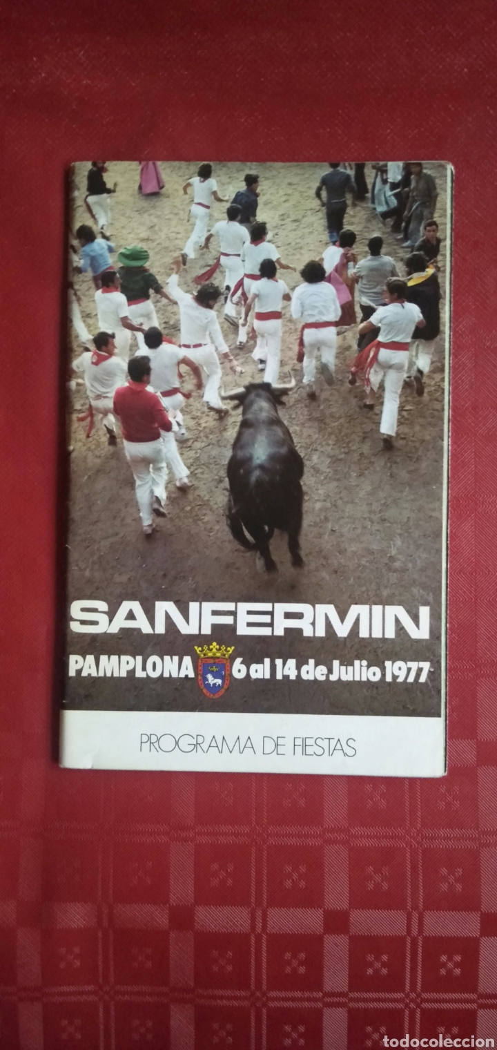 Coleccionismo: PROGRAMA DE FIESTAS DE SAN FERMIN-PAMPLONA 1977