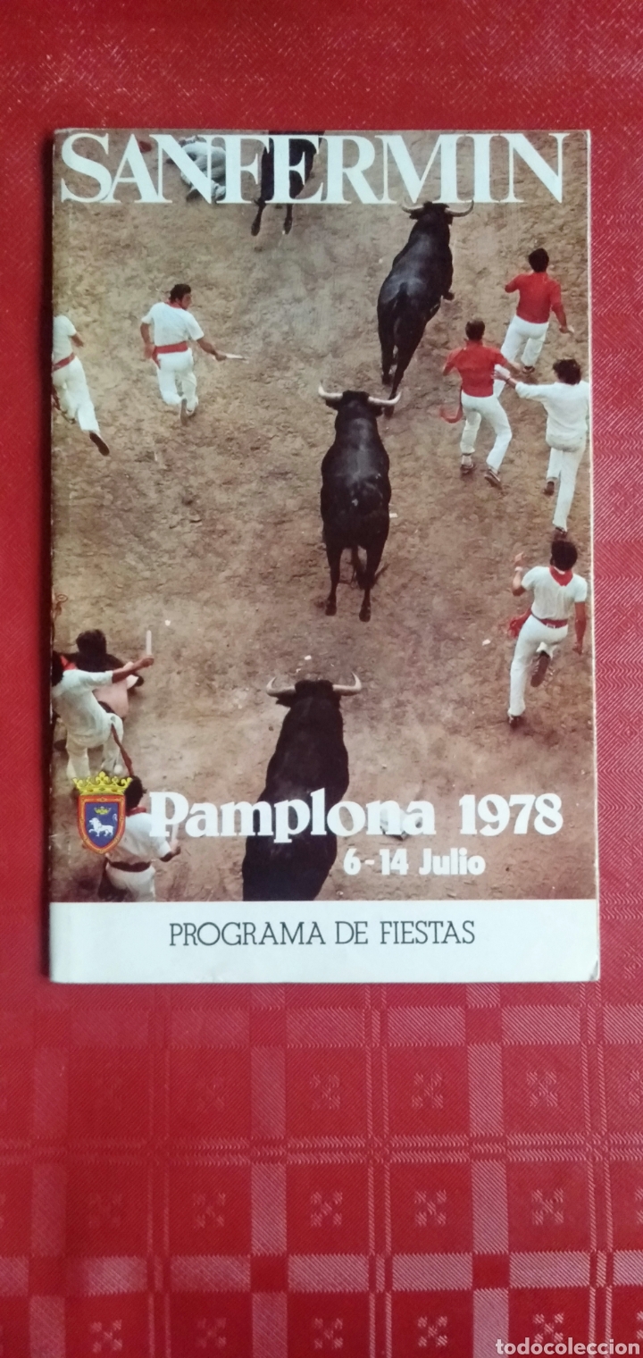 Coleccionismo: PROGRAMA DE FIESTAS DE SAN FERMIN-PAMPLONA 1978