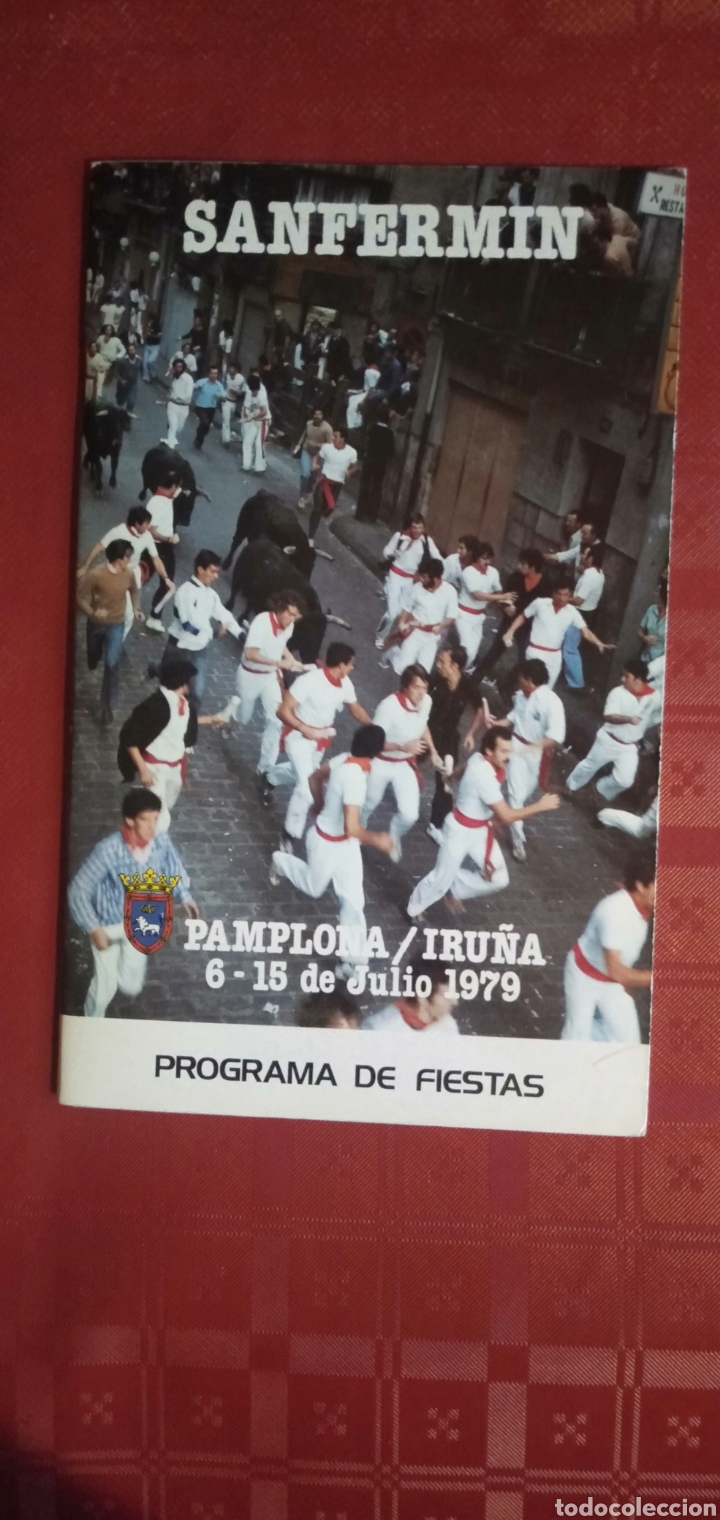 Coleccionismo: PROGRAMA DE FIESTAS DE SAN FERMIN-PAMPLONA 1979