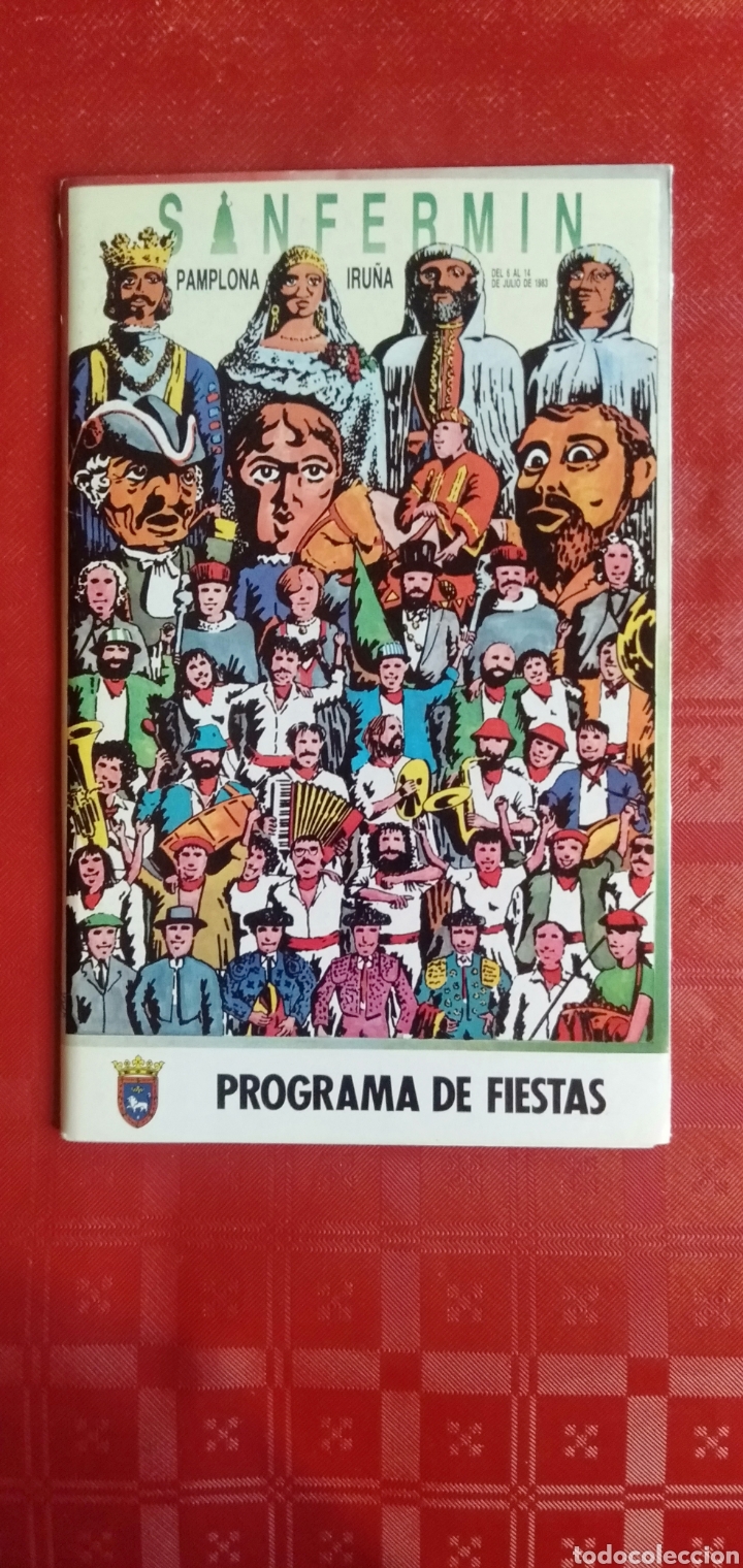 Coleccionismo: PROGRAMA DE FIESTAS DE SAN FERMIN-PAMPLONA 1983