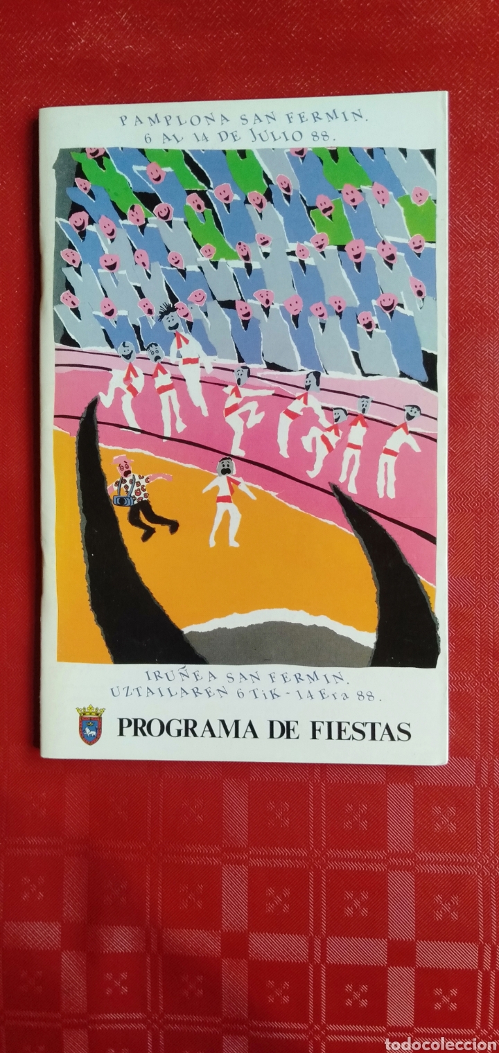 Coleccionismo: PROGRAMA DE FIESTAS DE SAN FERMIN-PAMPLONA 1988