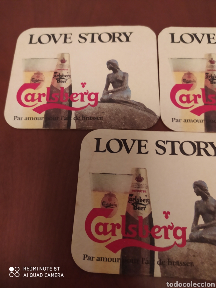 Coleccionismo: Posavasos antiguos Carlsberg - Foto 2