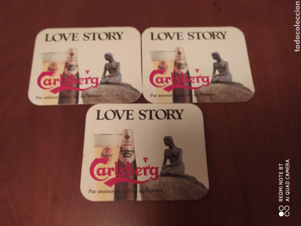 Coleccionismo: Posavasos antiguos Carlsberg - Foto 1