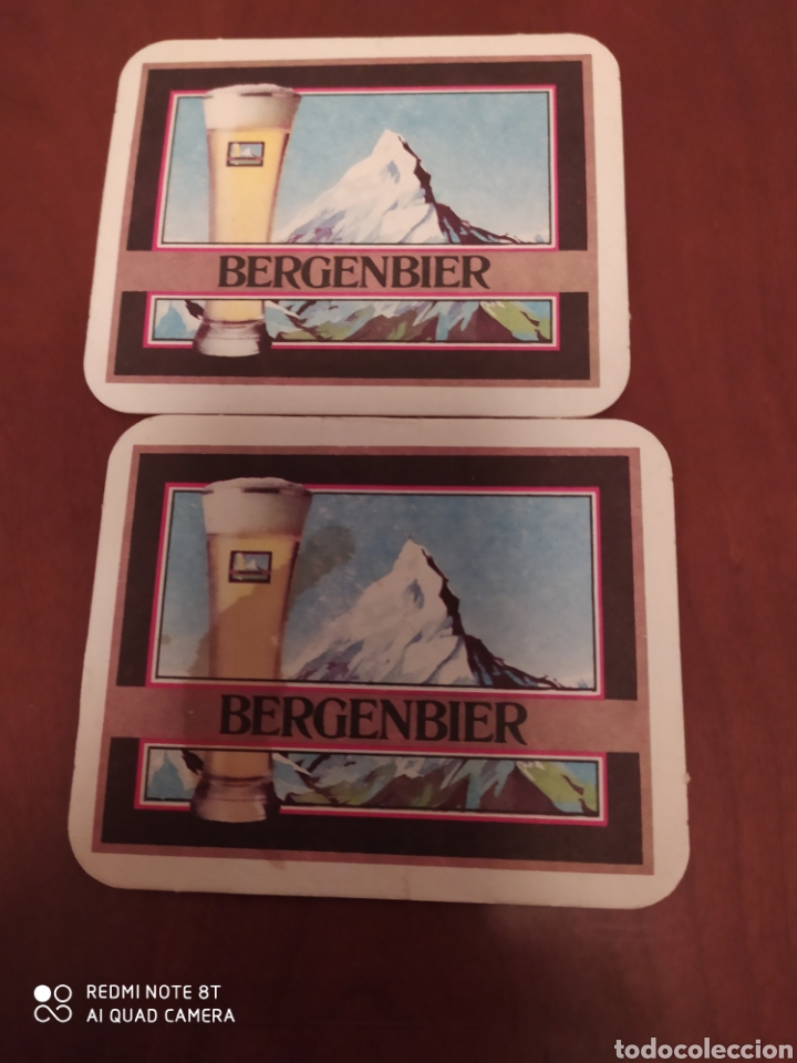 Coleccionismo: Posavasos antiguos Bergenbier - Foto 1