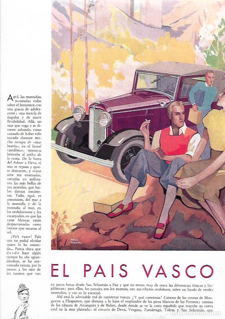Collezionismo: A&Ntilde;O 1933 RECORTE PRENSA EL PAIS VASCO GOLF HOSSEGOR BIARRTIZ URBIA CASERIO O&Ntilde;ATE ZARAUZ TIPOS