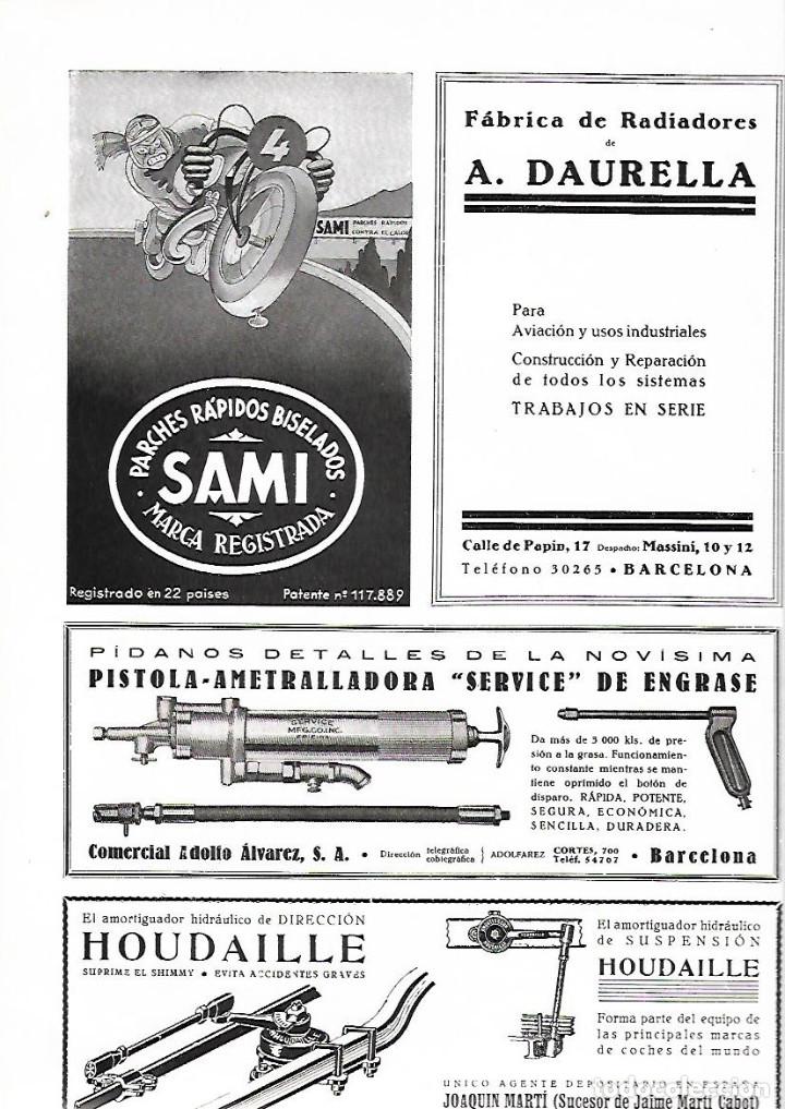 Collectionnisme: A&Ntilde;O 1934 RECORTE PRENSA PUBLICIDAD PARCHES RAPIDOS BISELADOS SAMI