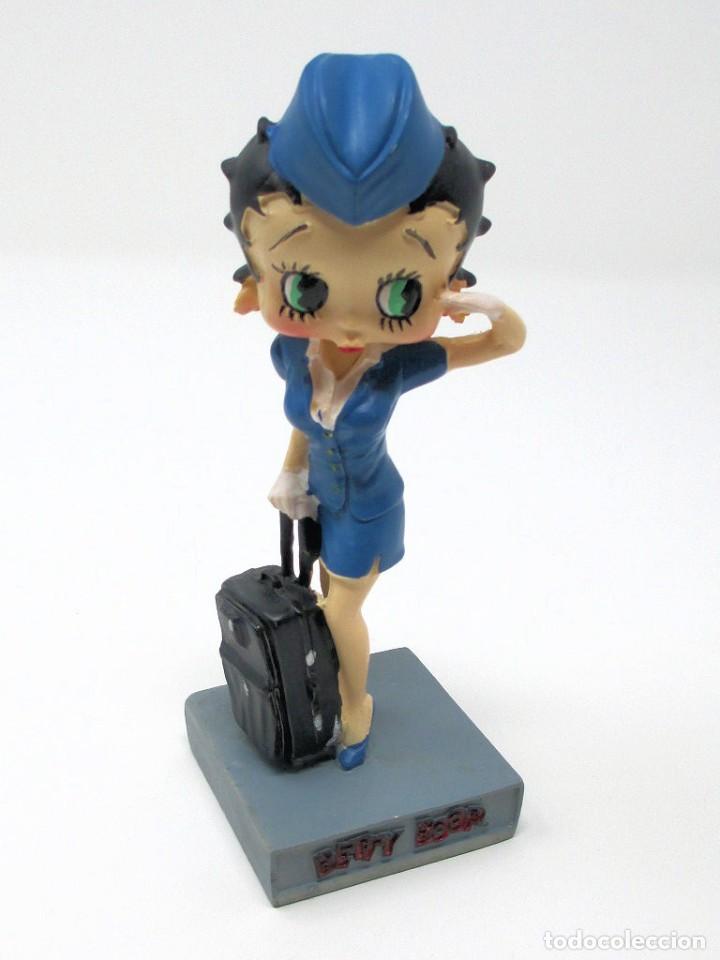 Coleccionismo: Figura de Betty Boop de Azafata. Mide 14 cm de alto.
