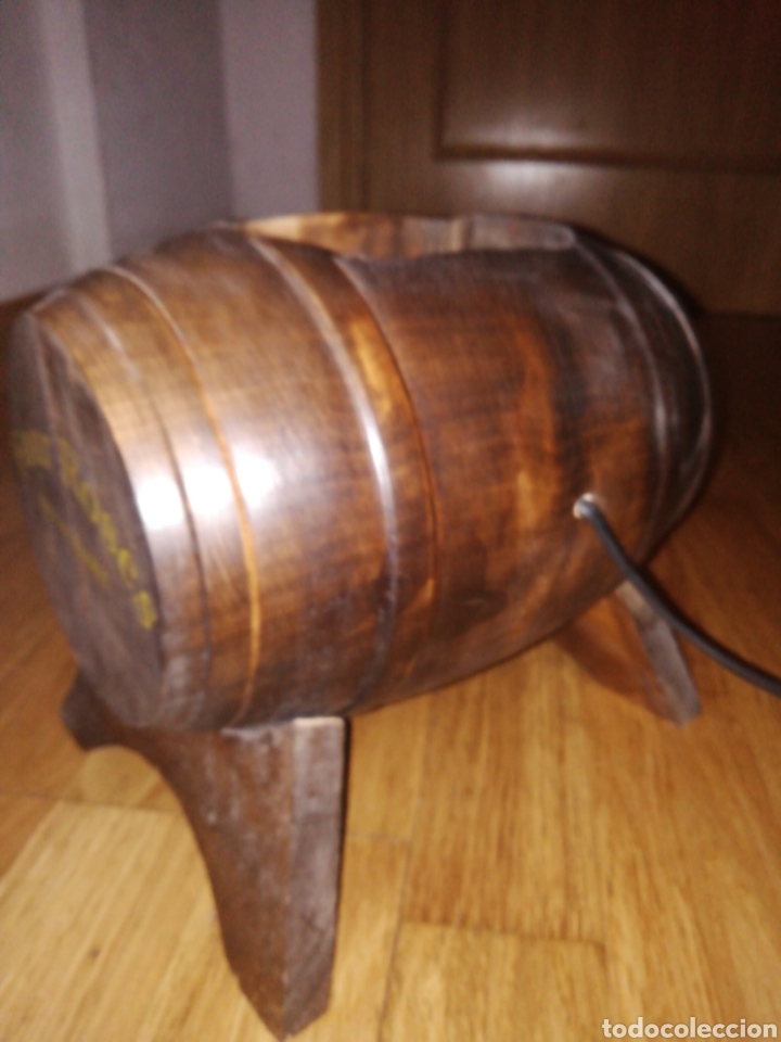 Coleccionismo: L&aacute;mpara barril de four roses - Foto 4