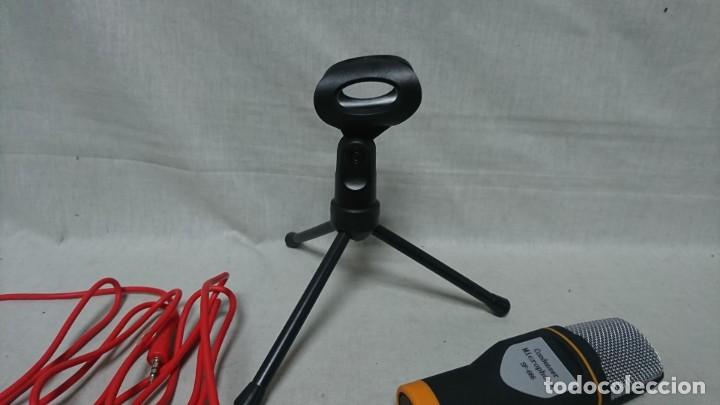 Coleccionismo: MICR&Oacute;FONO CON TR&Iacute;PODE CONDENSER SF-666 - Foto 3