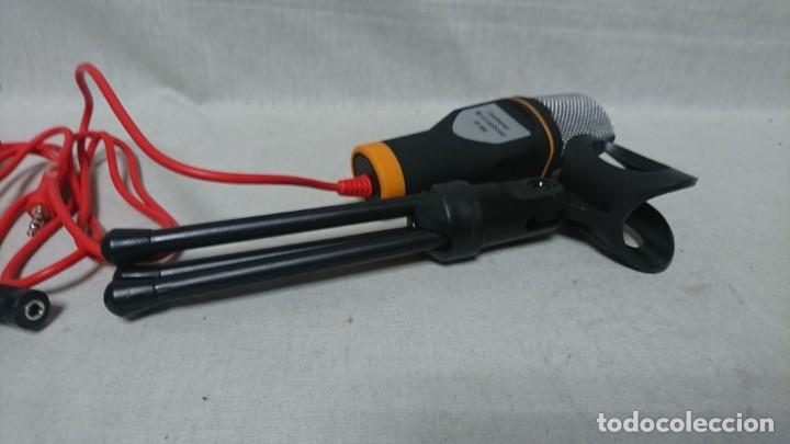 Coleccionismo: MICR&Oacute;FONO CON TR&Iacute;PODE CONDENSER SF-666 - Foto 4