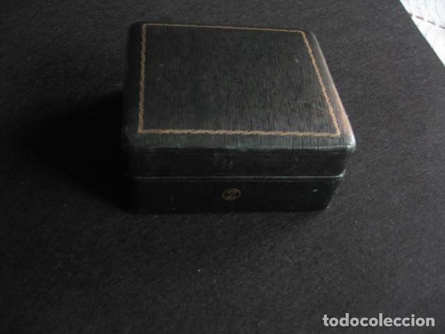 Coleccionismo: PITILLERA DE MESA CAJA DE MADERA FORRADA- - Foto 4