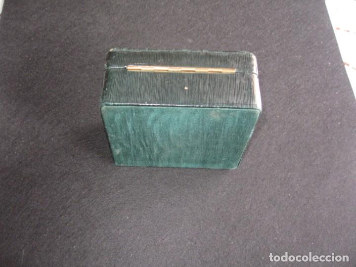 Coleccionismo: PITILLERA DE MESA CAJA DE MADERA FORRADA- - Foto 6