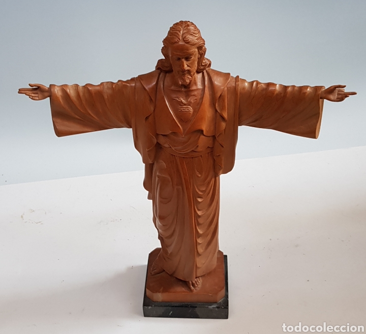 Coleccionismo: Corazon de jesus - 33 cm - car188 - Foto 1