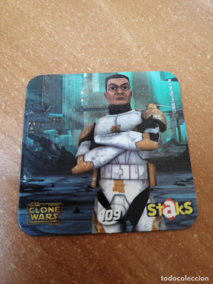 Coleccionismo: IMAN STAKS STAR WARS THE CLONE PANINI N&ordm; 109 LA GUERRA DE LAS GALAXIAS