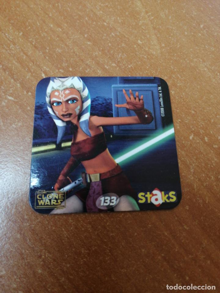 Coleccionismo: IMAN STAKS STAR WARS THE CLONE PANINI N&ordm; 133 LA GUERRA DE LAS GALAXIAS