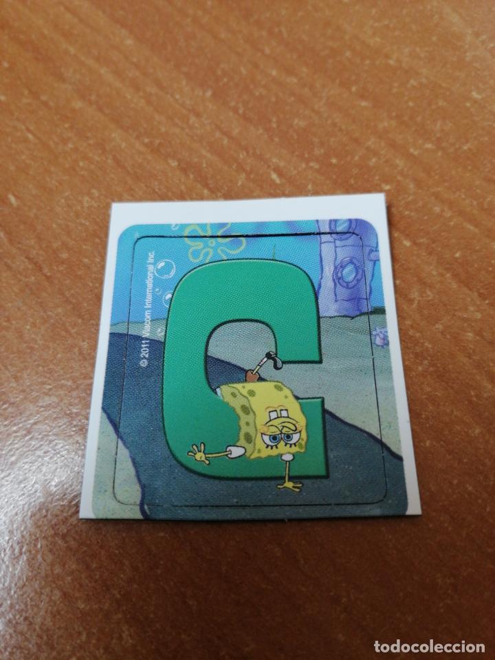 Coleccionismo: IMAN STAKS BOB ESPONJA DE GALLINA BLANCA (EL ABECEDARIO ) LETRA-C
