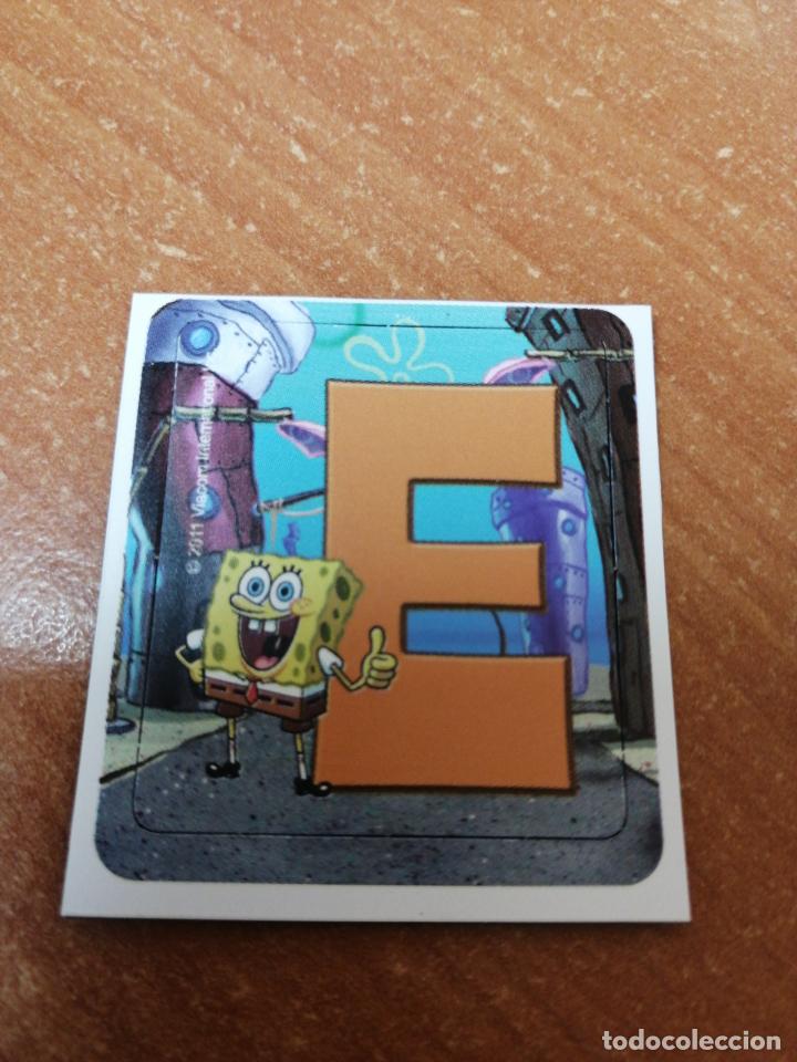 Coleccionismo: IMAN STAKS BOB ESPONJA DE GALLINA BLANCA (EL ABECEDARIO ) LETRA-E