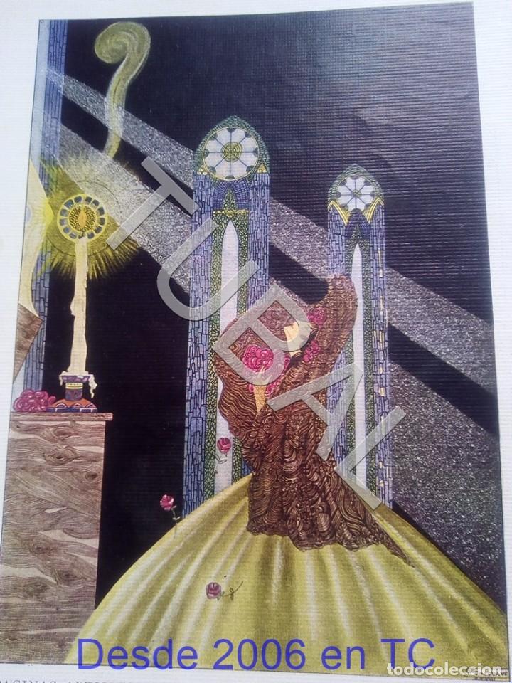 Coleccionismo: TUBAL ART DEC&Oacute; DIBUJO DE R CASENAVE B80