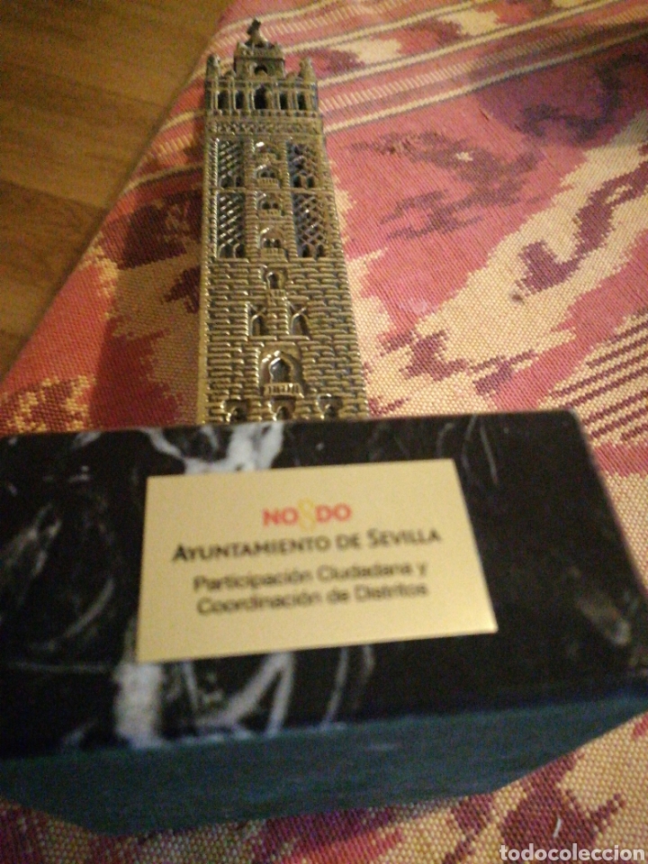 Coleccionismo: Giralda de Sevilla trofeo - Foto 2