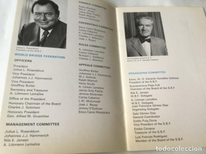 Coleccionismo: Programa world bridge olympiad 1974- - Foto 3