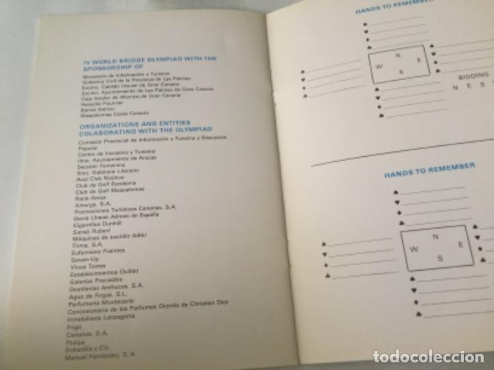 Coleccionismo: Programa world bridge olympiad 1974- - Foto 4