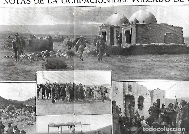 Collecting paper: A&Ntilde;O 1922 RECORTE PRENSA GUERRA OCUPACION DEL POBLADO DE AFSO GENERAL ARDANAZ EJERCITO