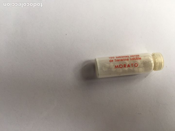 Coleccionismo: SACARINA SOLUBLE MORATO - Foto 1