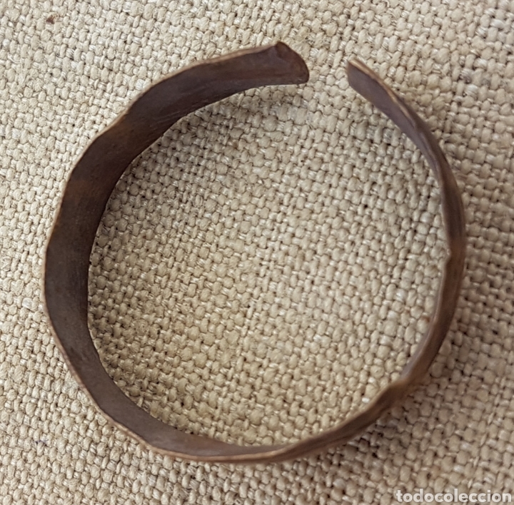 Coleccionismo: Antiguo anillo cobre floreado sobre 1900 - Foto 2