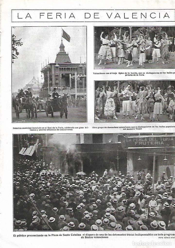 Collecting paper: A&Ntilde;O 1922 RECORTE PRENSA FERIA DE VALENCIA MAESTRO VICENT BAILE POPULAR FRUTERIA LA PERLA DEL TURIA