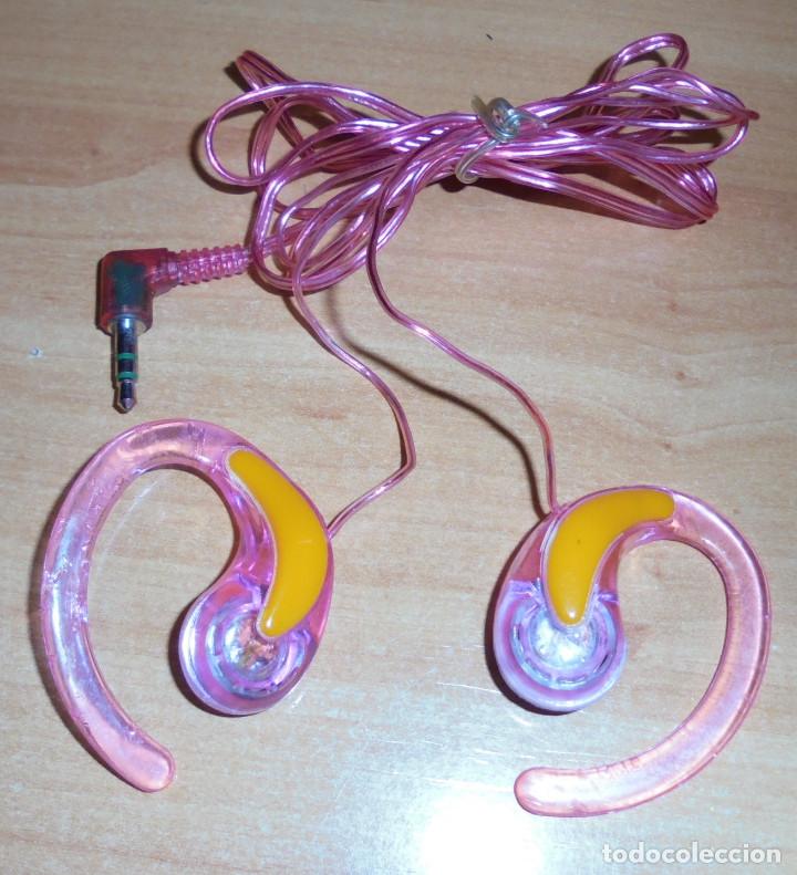 Collezionismo: AURICULARES ANTIGUOS COLOR ROSA. NUEVOS SIN USO
