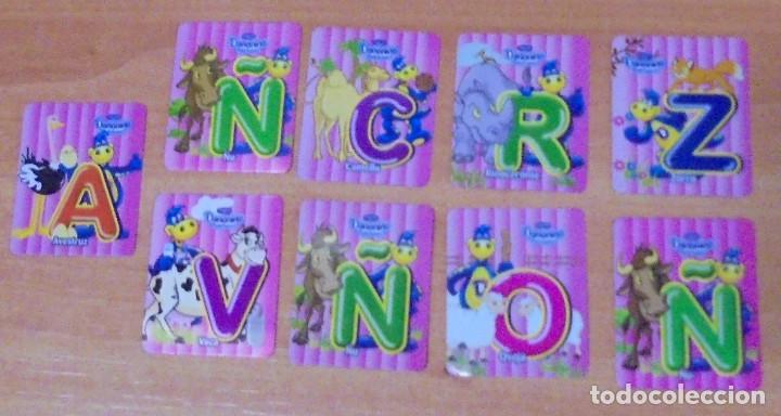 Collecting: NUEVE LETRAS IMANES DANONINO PROMOCI&Oacute;N DANONE PETIT SUISSE.