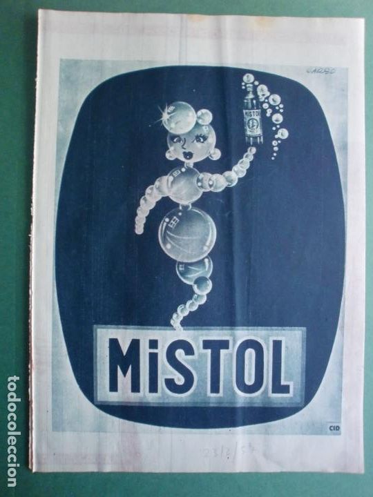 Colecionismo: LAVAVAJILLAS MISTOL CID 23/2/1957