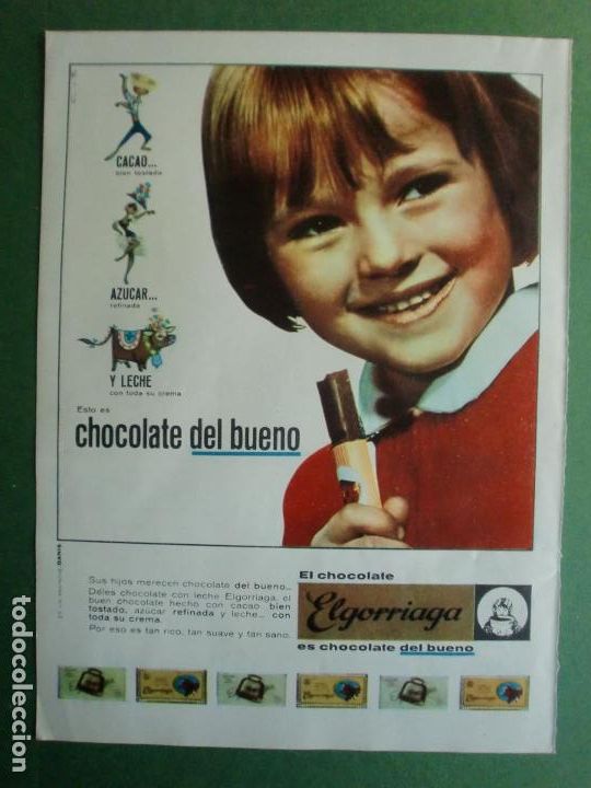 Coleccionismo: CHOCOLATE ELGORRIAGA CHOCOLATE DEL BUENO - NESCAF&Eacute; DE NESTL&Eacute; 18/7/1964