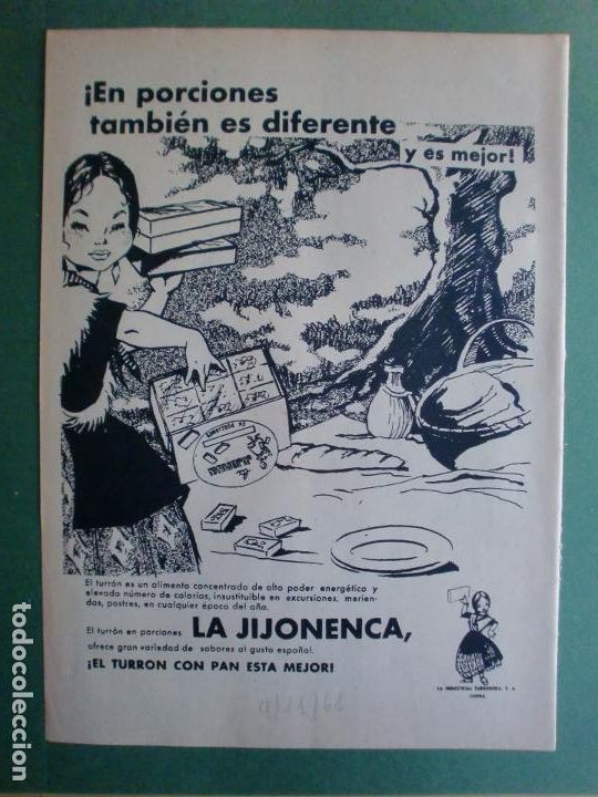 Colecionismo: TURRONES LA JIJONENCA JIJONA - 4/11/1961