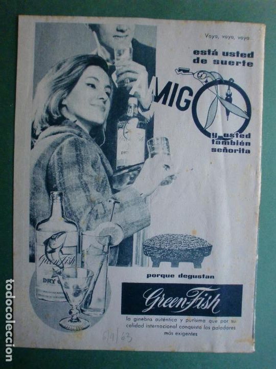 Coleccionismo: GINEBRA GREEN - FISCH 6/4/1963