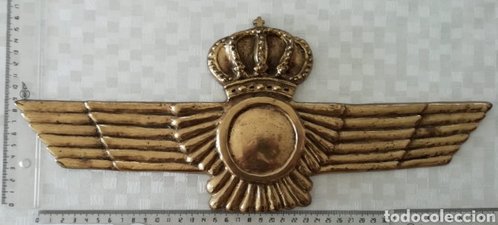 Coleccionismo: &Uacute;NICO GRAN ROQUISQUI EJ&Eacute;RCITO &Aacute;IRE FUNDICION VAINAS MUNICI&Oacute;N 41x17cm 2kg peso ROKISKI ESPA&Ntilde;A (LAT&Oacute;N)