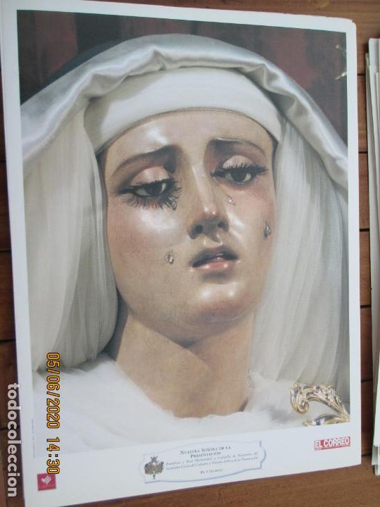 Coleccionismo: NUESTRO SE&Ntilde;ORA DE LA PRESENTACION , EL CACHORRO HERMANDAD LAMINA 40X29 CM PAPEL GRUESO SATINADO - C